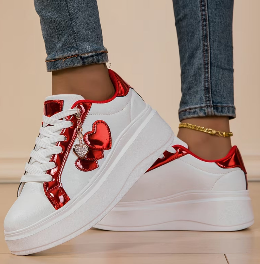 Women’s “Hearts & Diamonds” Casual & Sporty Shoes
