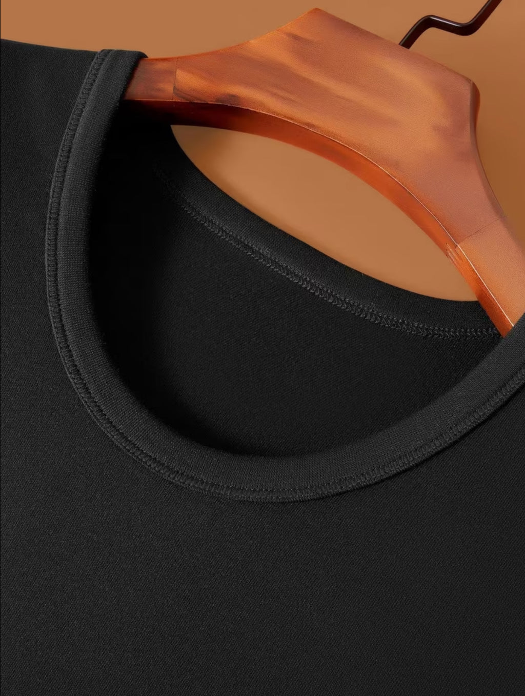 Men’s Plus Size & Tall Thermal Layering 2pcs Set Long Sleeve T-Shirt + Pants Up To 6XL