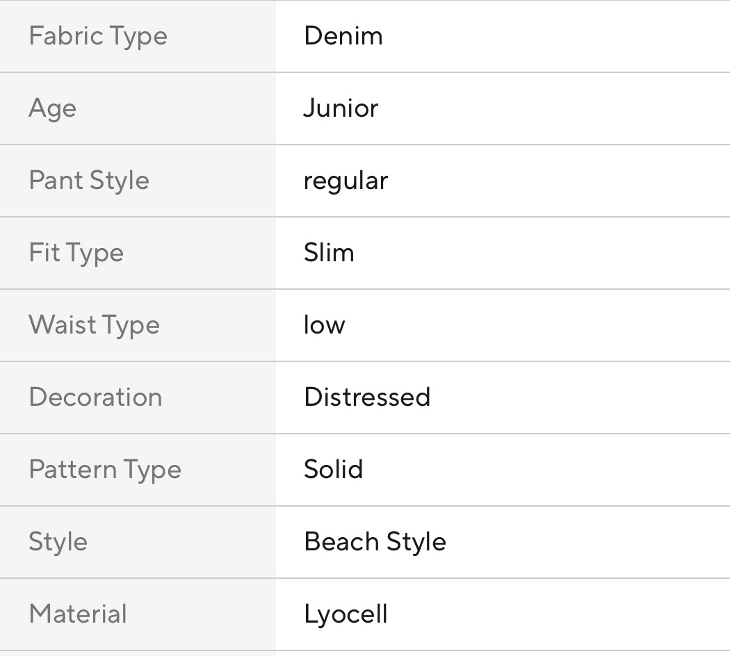 Short Shorts Cross-border Low Waist Sexy European and American Denim
