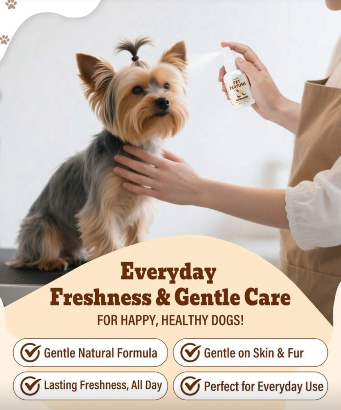 Pet Perfumes - 2.03 Fl.Oz 🐾🪻🥥Choice Of 5 Long-Lasting Scents 🍍🍓 Vet-Approved Formula 