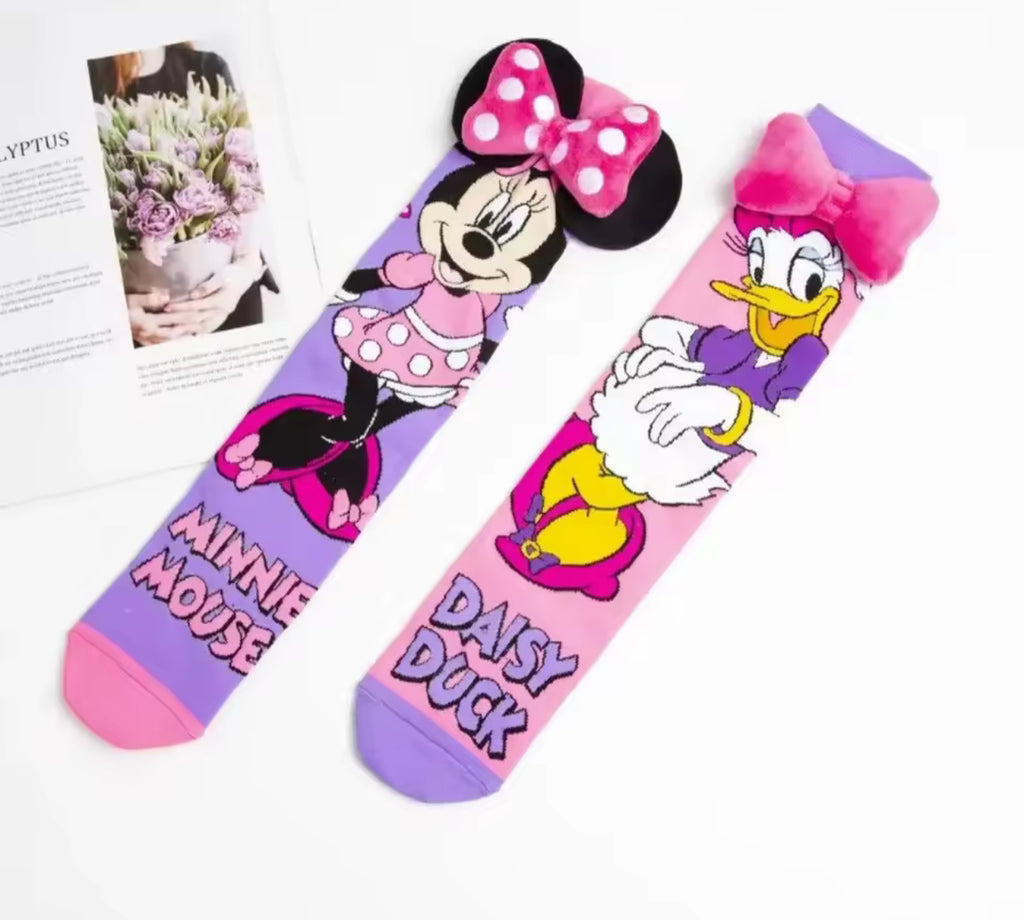 🦄 1 Pair Of Cute Knee High Socks Suitable For Daily Outfits And Gifts 💕