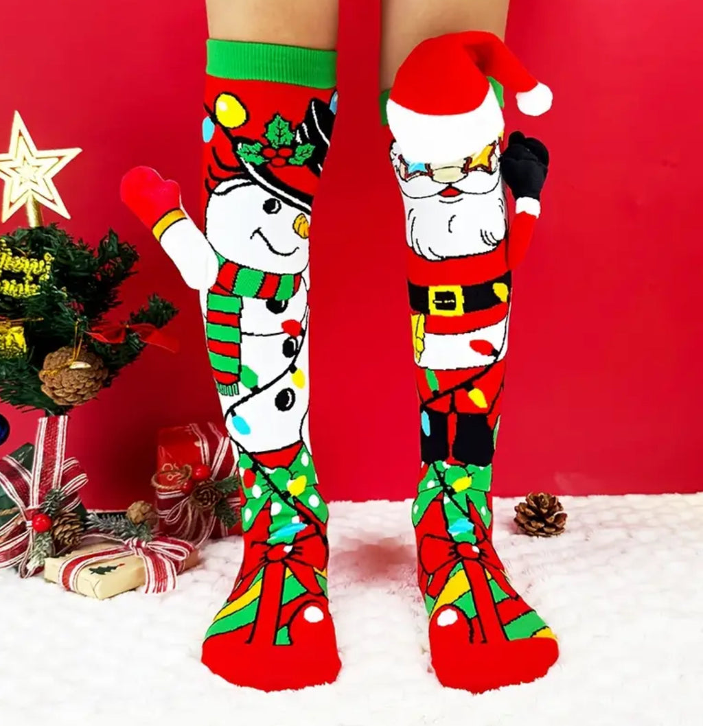 1 Pair Of Cute Knee High Socks Suitable For Daily Outfits And Gifts