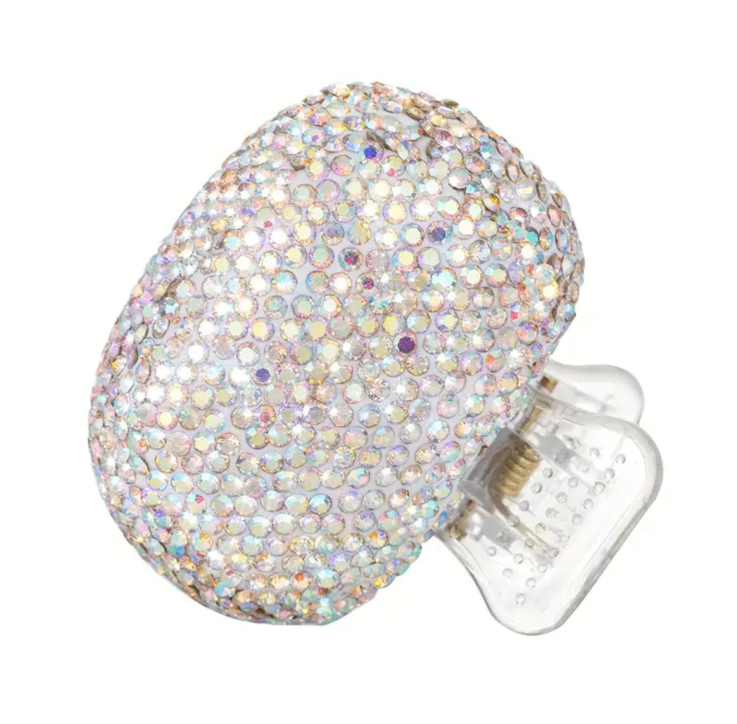 Rhinestone Tooth Brush Cover Cap with Snap-Fit Lid