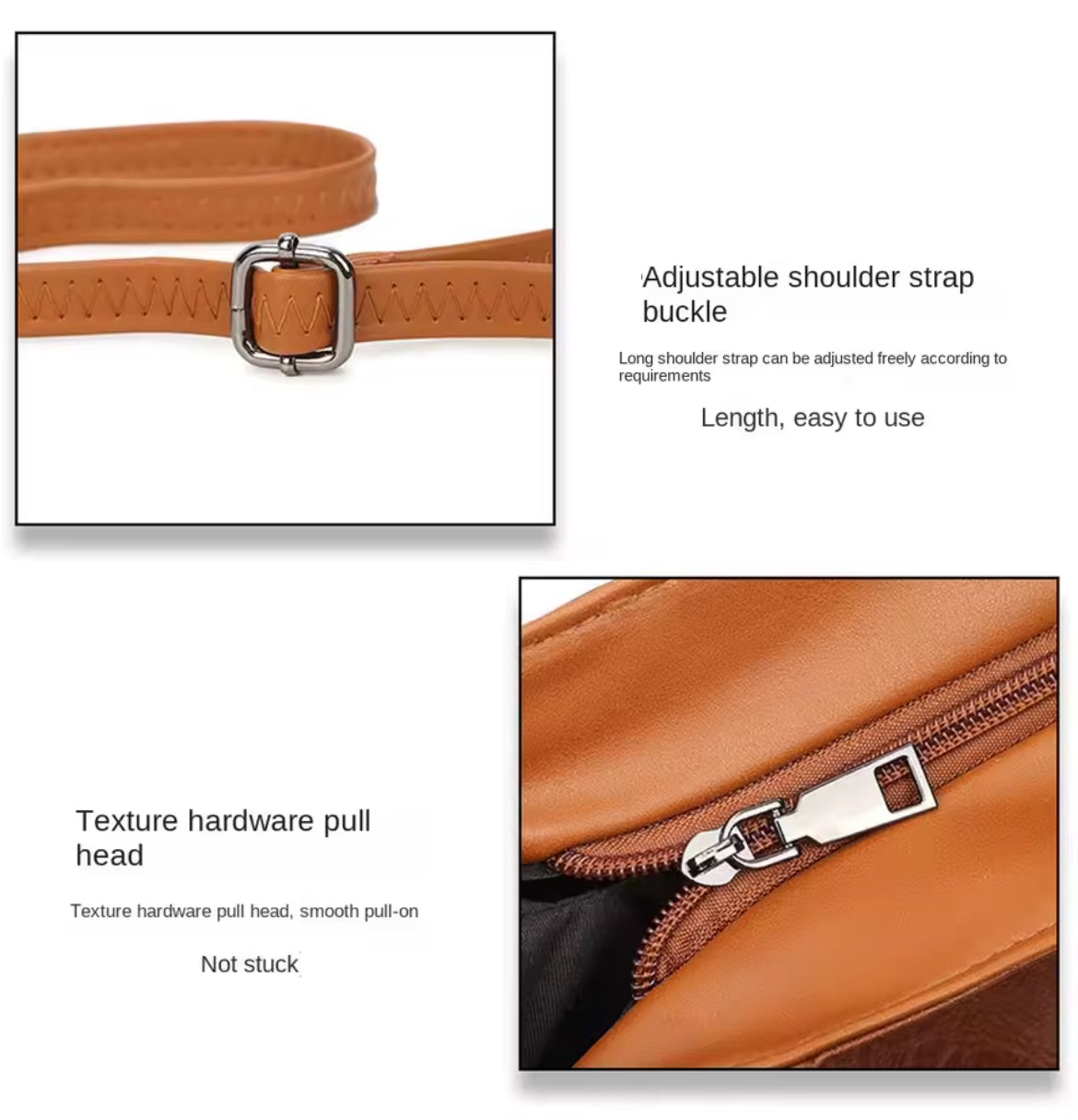 Retro Rivet Cross Body Tote Bag