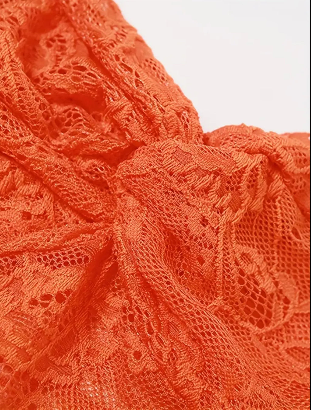 ‘Tangerine’ Sleeveless See Through Party Dress