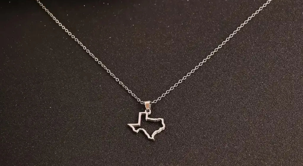 ‘CALIFORNIA LOVE’ Fashion Trend Necklace | Atmospheric Map 