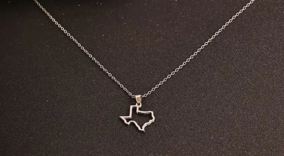 ‘CALIFORNIA LOVE’ Fashion Trend Necklace | Atmospheric Map 