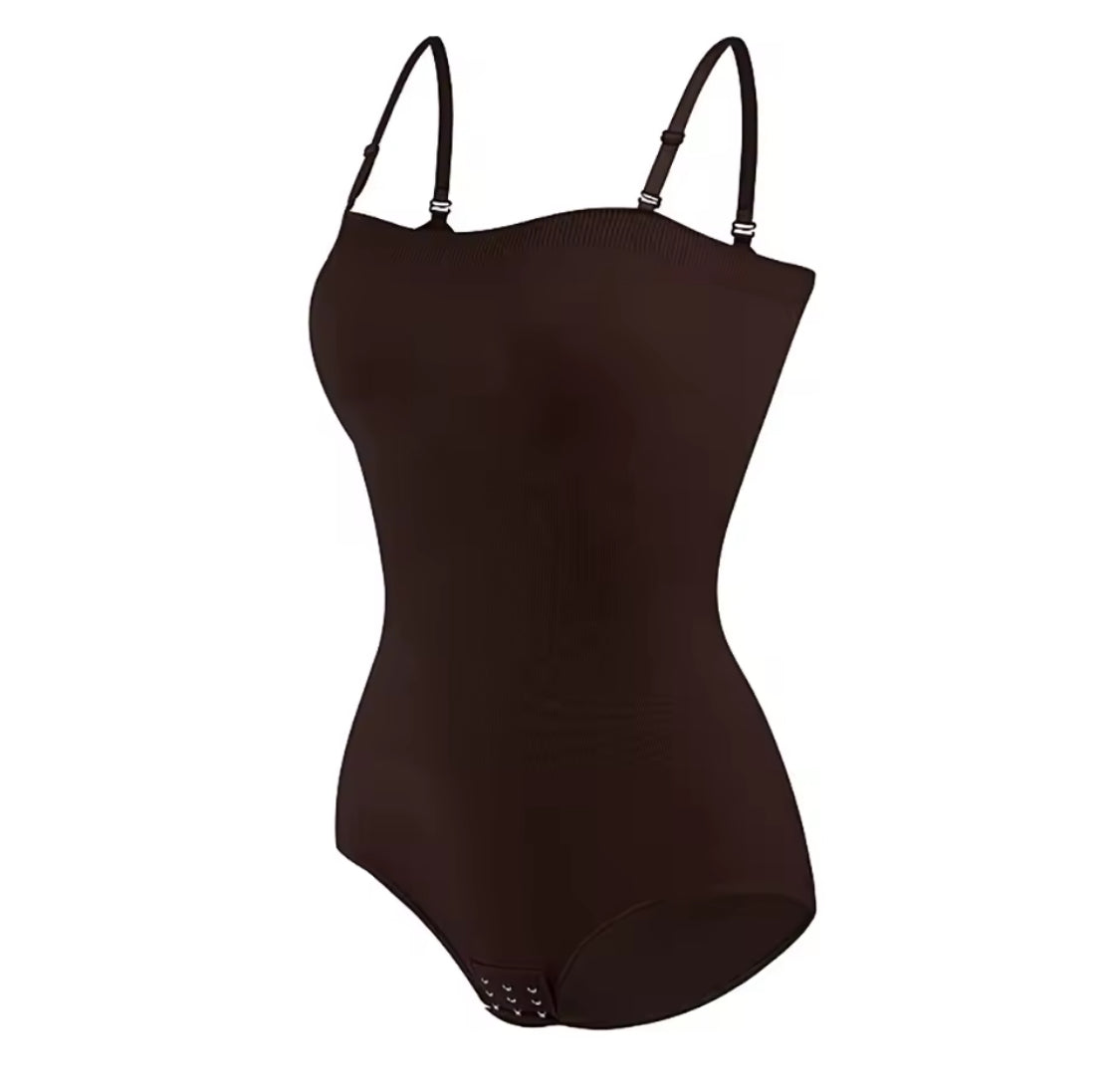 Strapless Bodysuits Slimming Compression Tummy Control Body Shaper