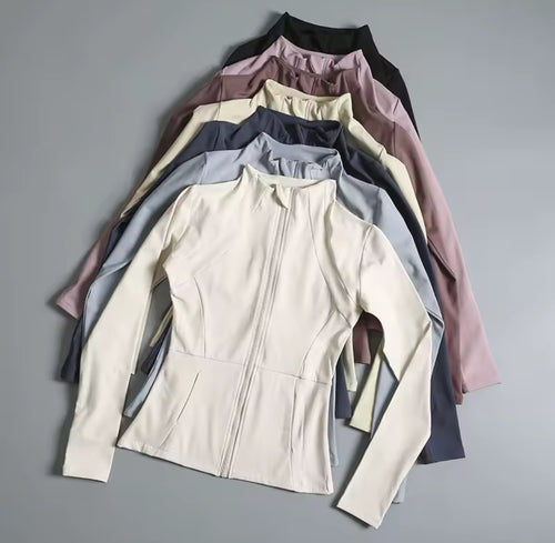 "Leah"  Long Sleeve Yoga Fitness Top Wear