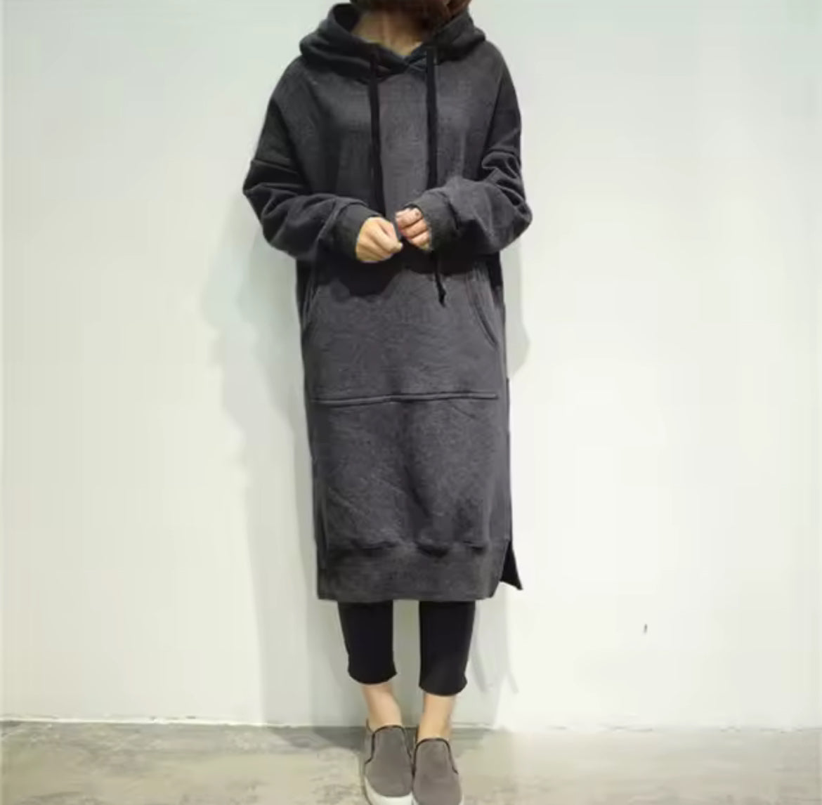 Dress Hoodie Plus Size Women's hoodie long sleeved dress