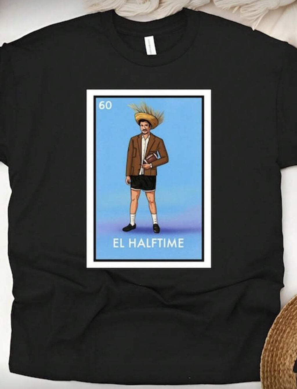“Benito Super Bowl” Unisex Round Neck Printed T-Shirt