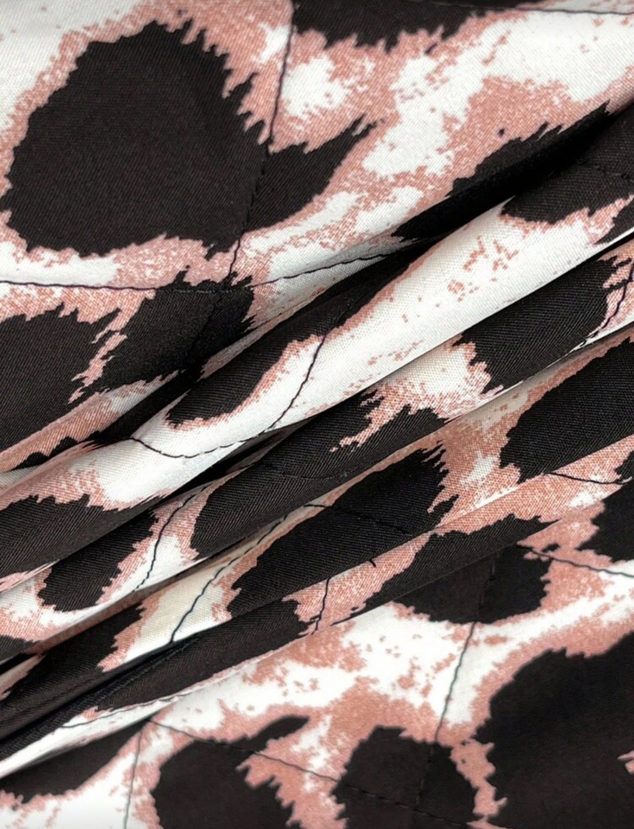 Maternity Leopard Print 3-In-1 Fashionable Winter Coat + Maternity Jacket + Baby Carrier Coat