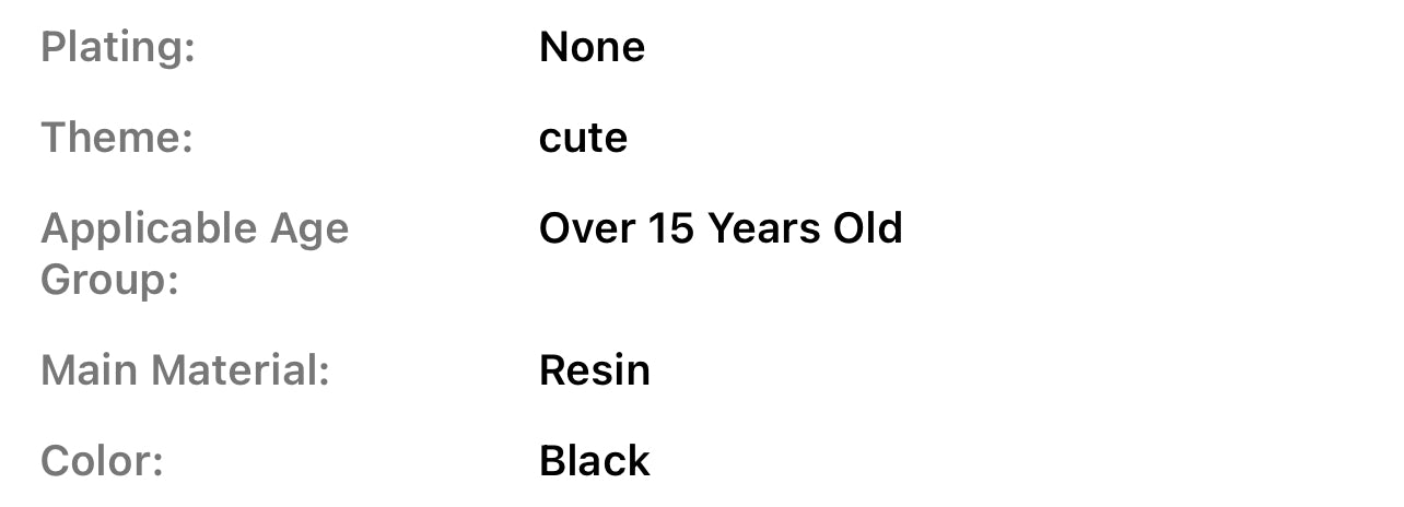 2pcs Minimalist Black & White Cat Ring Set - Glossy Bead Accent, Comfortable Stretch Fit