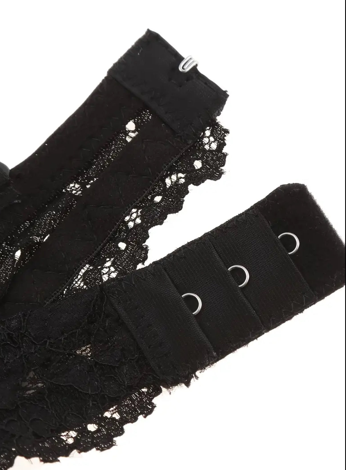 Intricate Luxury Floral Design Non-See-Through Push-Up Bra & Matching Thong Set