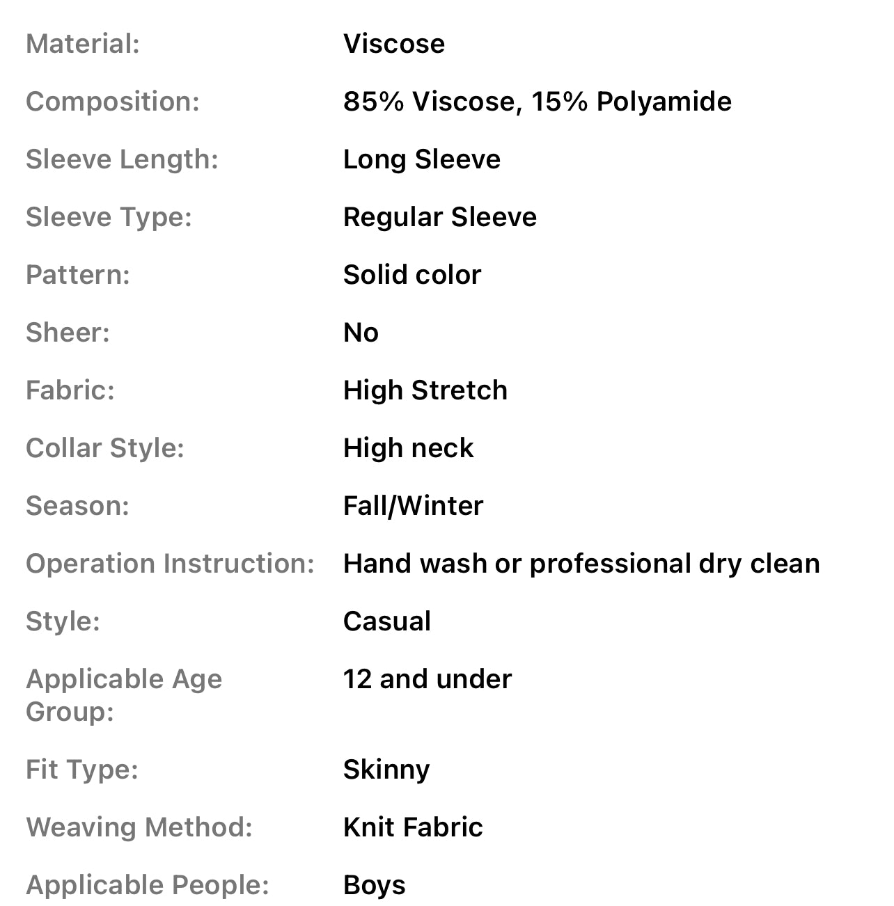 Boys Cable Knit Turtleneck Sweater