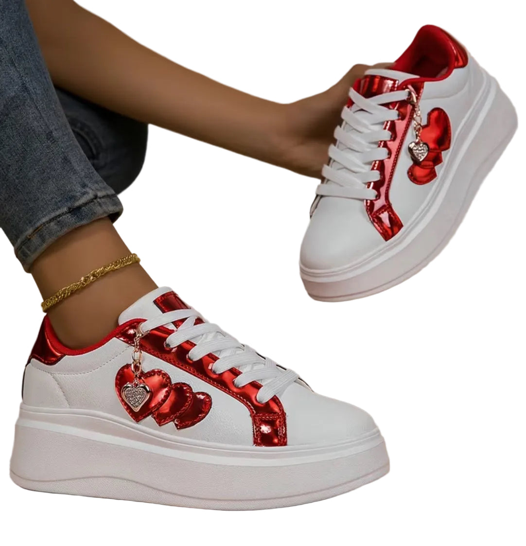 Women’s “Hearts & Diamonds” Casual & Sporty Shoes