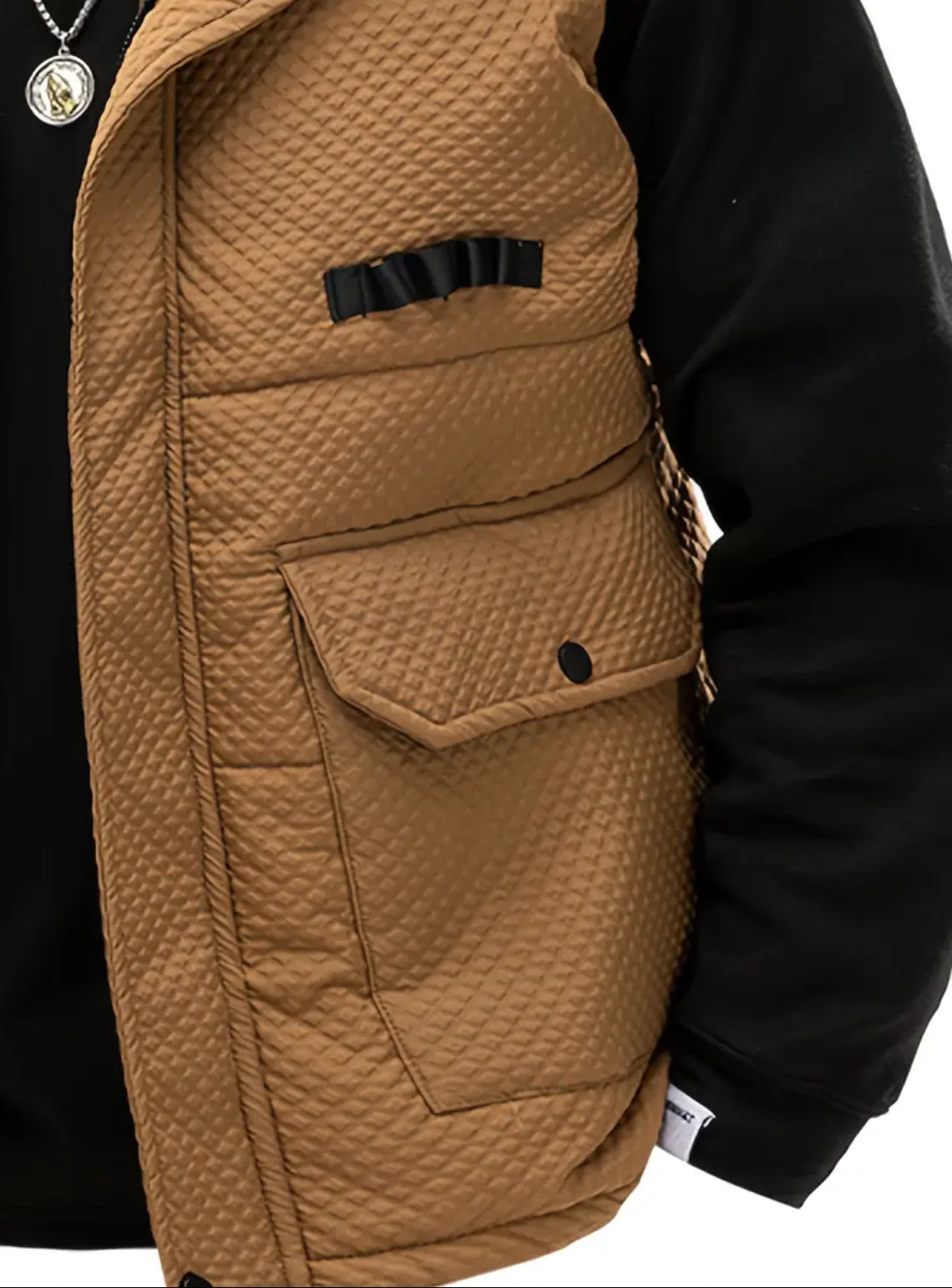 “Gio” Mens Big & Tall Winter Oversized Sleeveless Vest