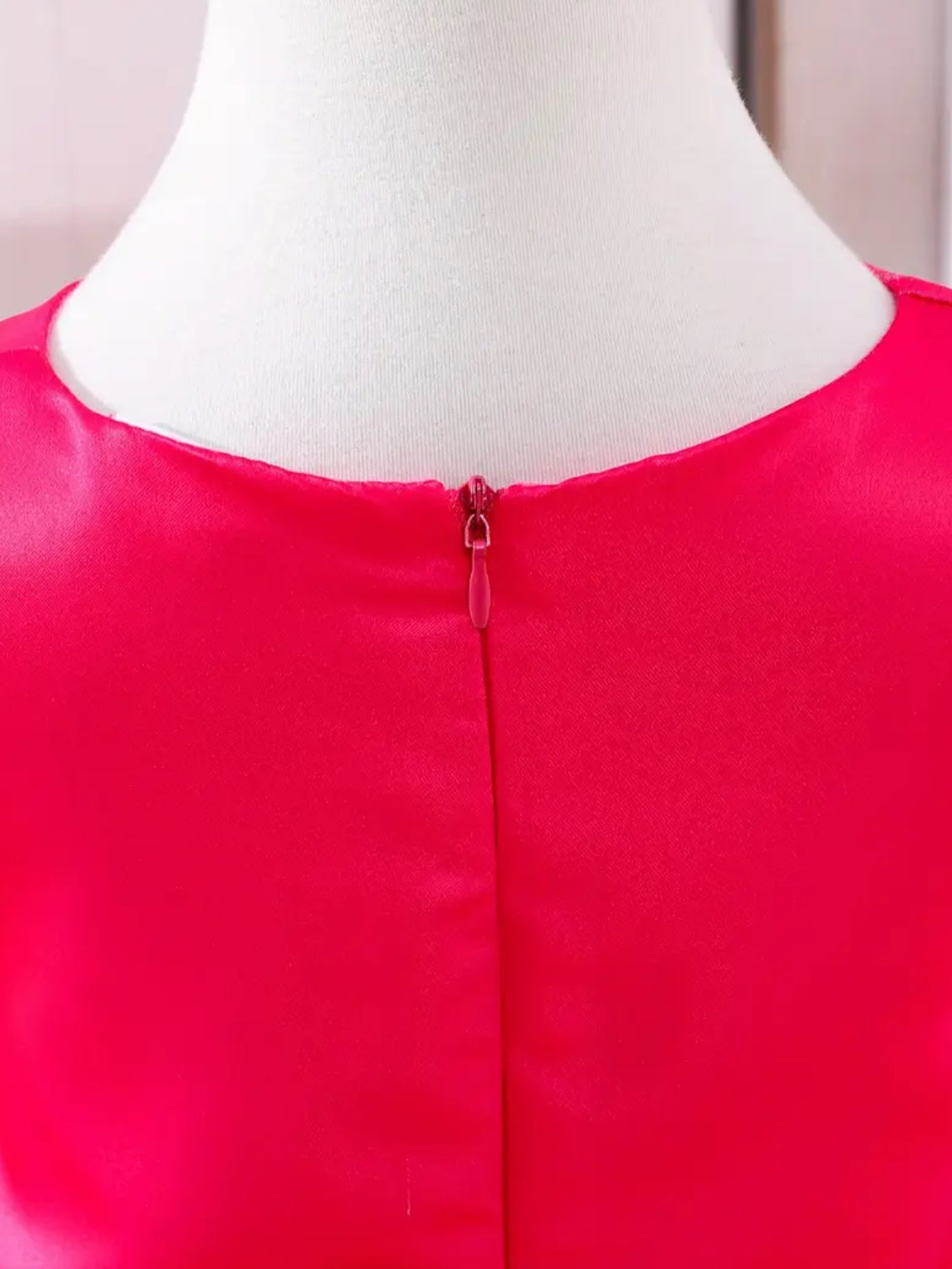 Girls Unicorm Dress Petal Sleeves, Mesh Detail, Knee-Length with Bow Accent 🦄