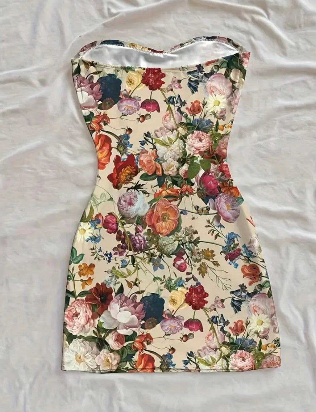 ‘Flores’ Floral Mini Dress