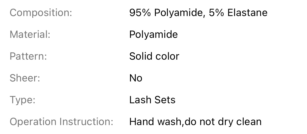 Neon Three-Color Combination Casual Lingerie