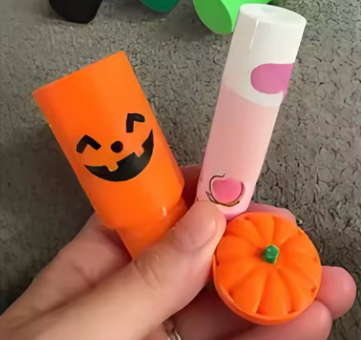 Mini Tumbler Keychain Chapstick Holder! Keep your favorite lip balm close + perfect for adding a playful touch to your Handbag or backpack 