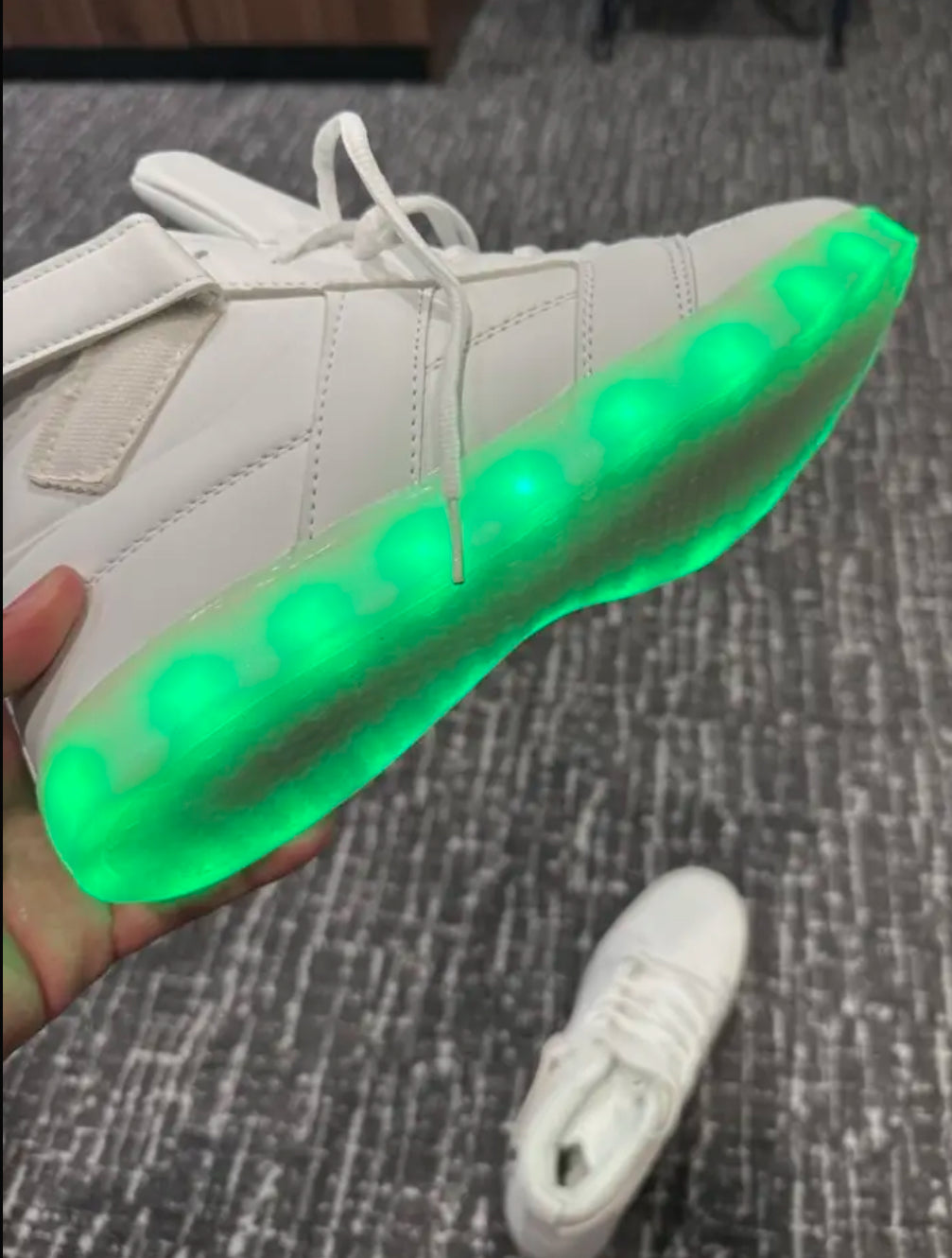 Unisex “Luminated” Light-Up High Top Sneakers