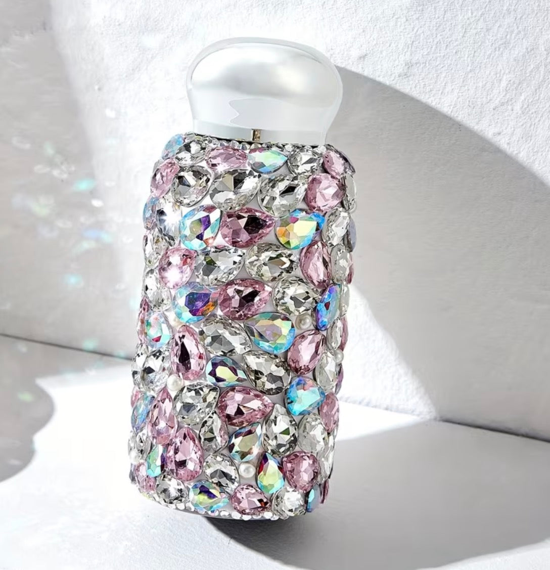 “Glam Water Bottle” Portable Insulated Tumbler | Stainless Steel Vacuum Insulation, Leak Proof