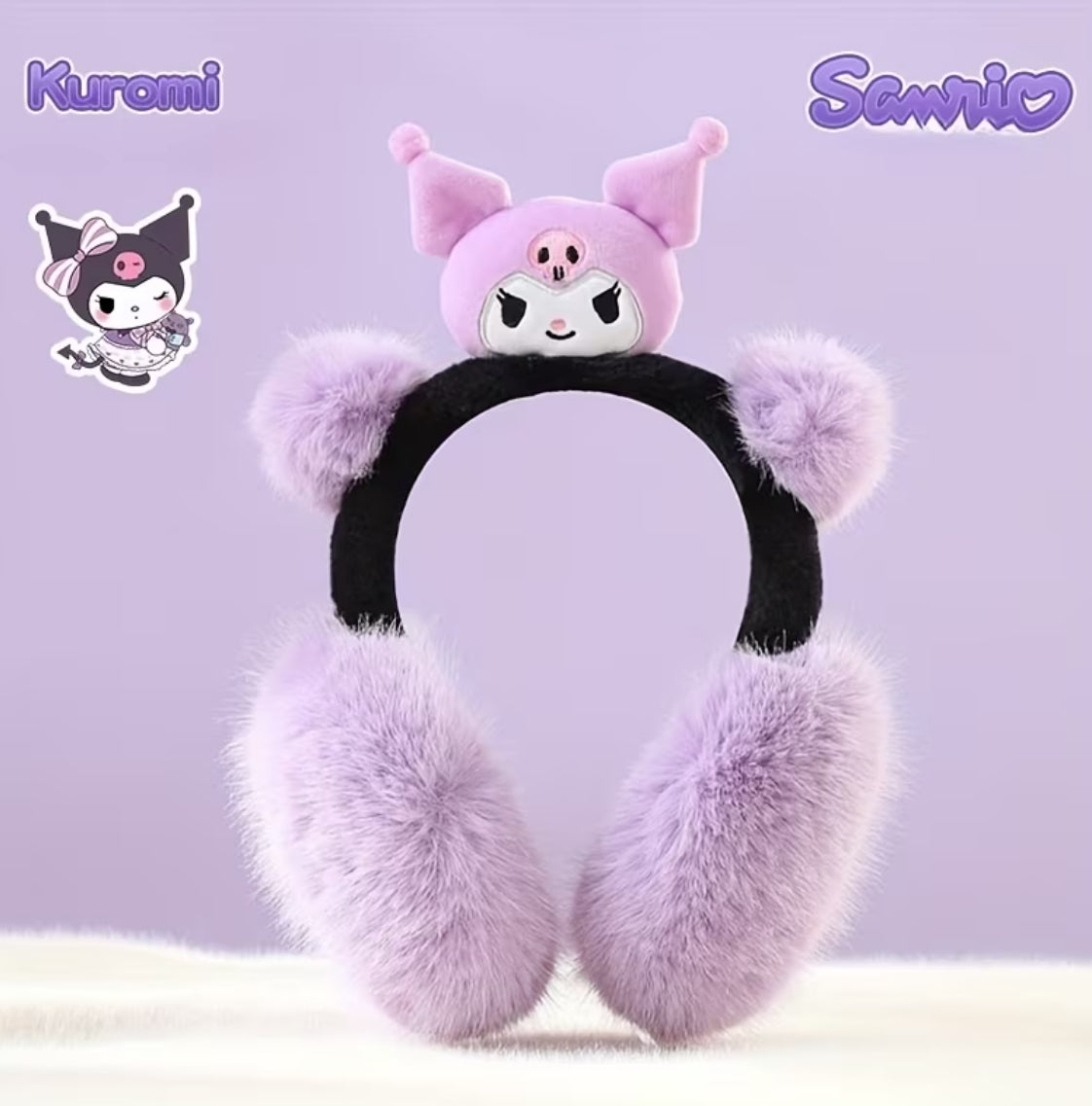Sanrio Hello Kitty & Friends Foldable Plush Ear Muffs | Lightweight 