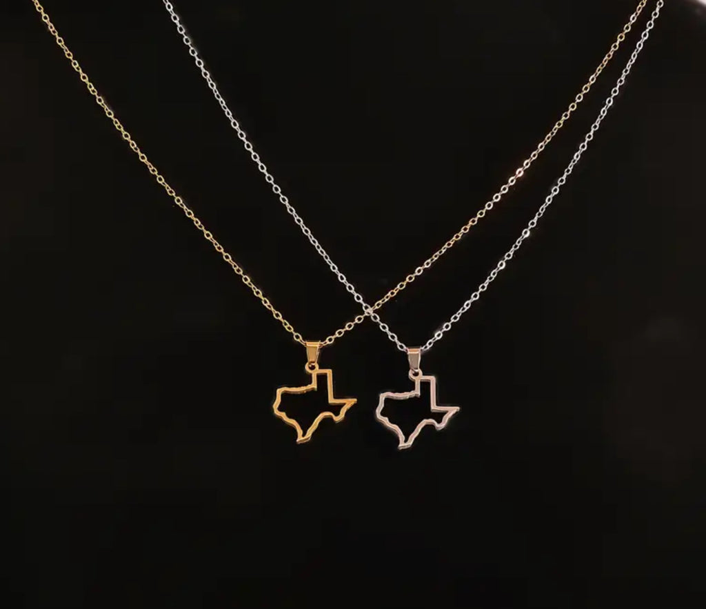 ‘CALIFORNIA LOVE’ Fashion Trend Necklace | Atmospheric Map 