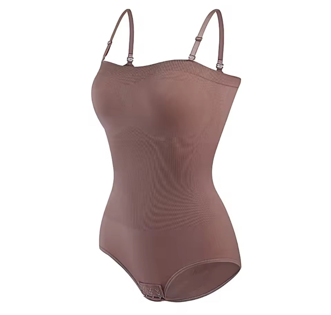 Strapless Bodysuits Slimming Compression Tummy Control Body Shaper