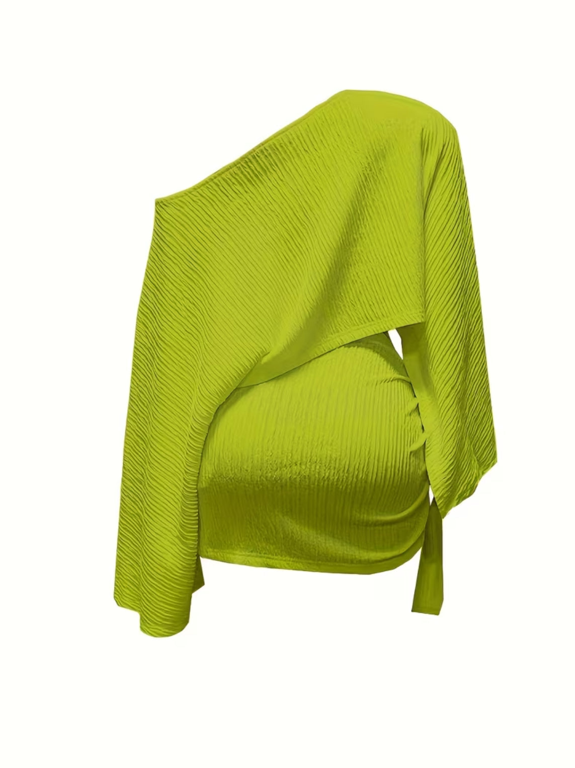 2 Piece Women's Summer Off-Shoulder Top and Stylish Bodycon Skirt Set 