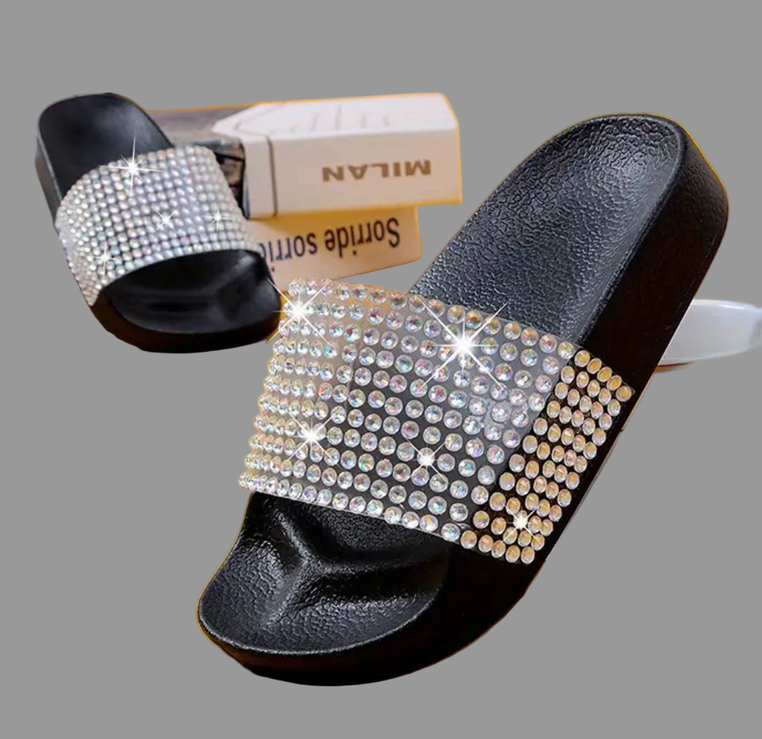 Girls Rhinestones Fashion Sandals ✨Diamond-Face Glittering Fashion 