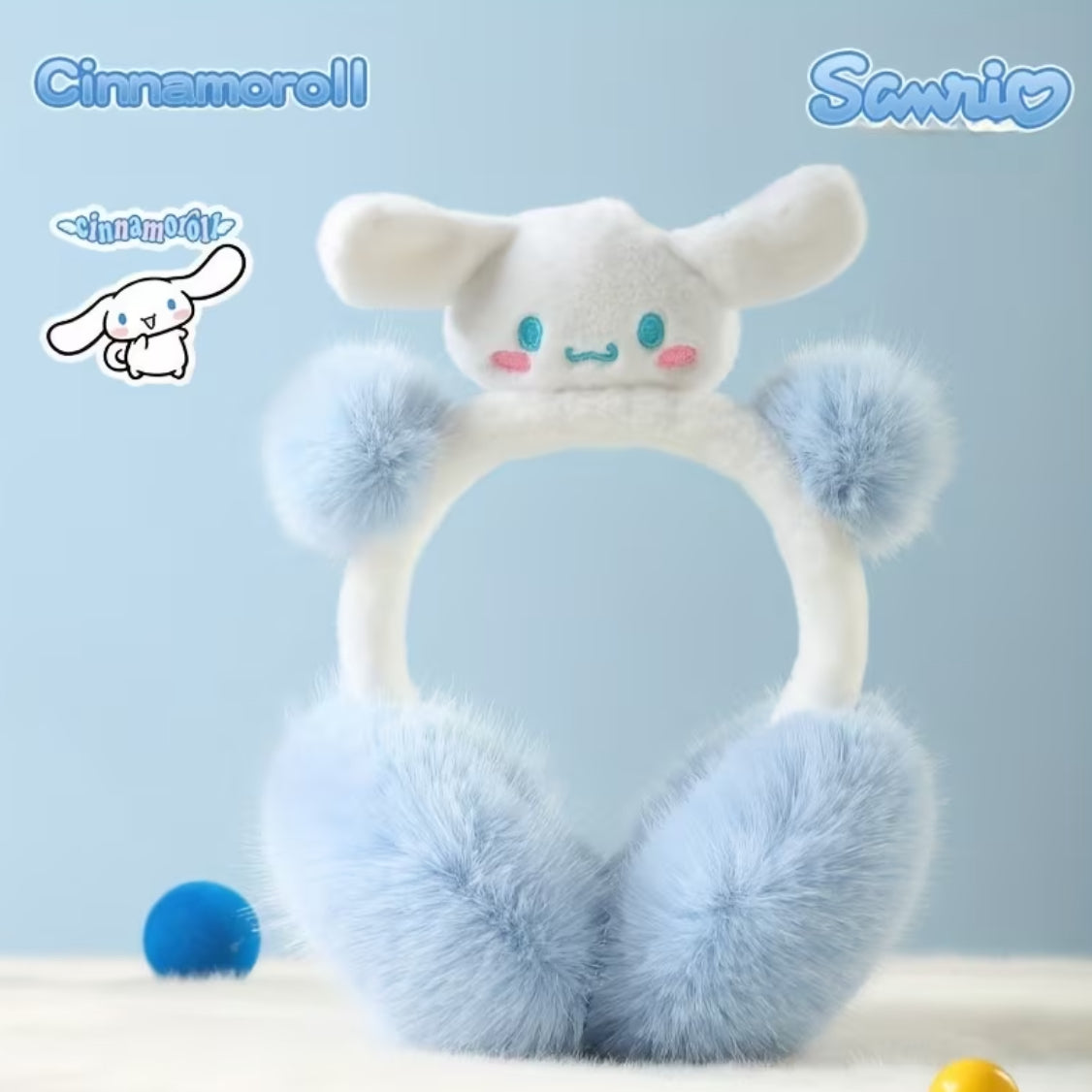 Sanrio Hello Kitty & Friends Foldable Plush Ear Muffs | Lightweight 