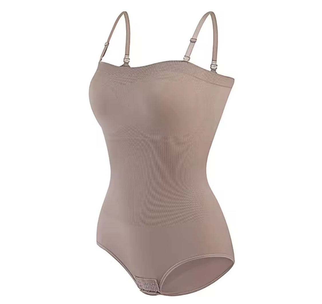 Strapless Bodysuits Slimming Compression Tummy Control Body Shaper