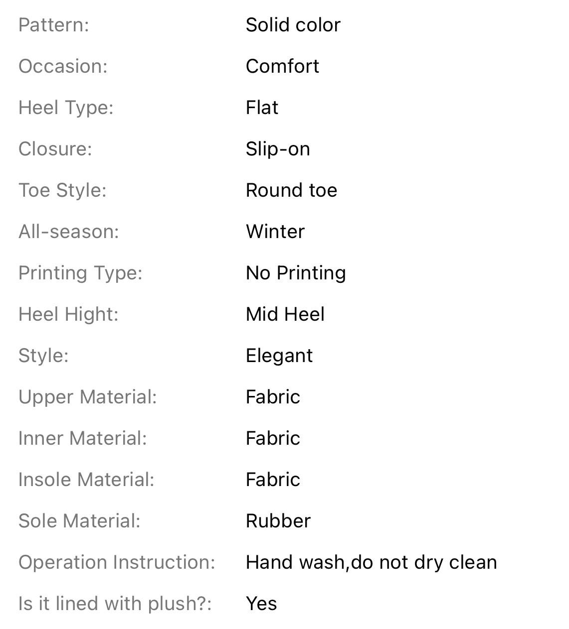 Elegant Ankle Winter Snow Moccasin Boots Faux Fur-like Lining & Pearl Detailing