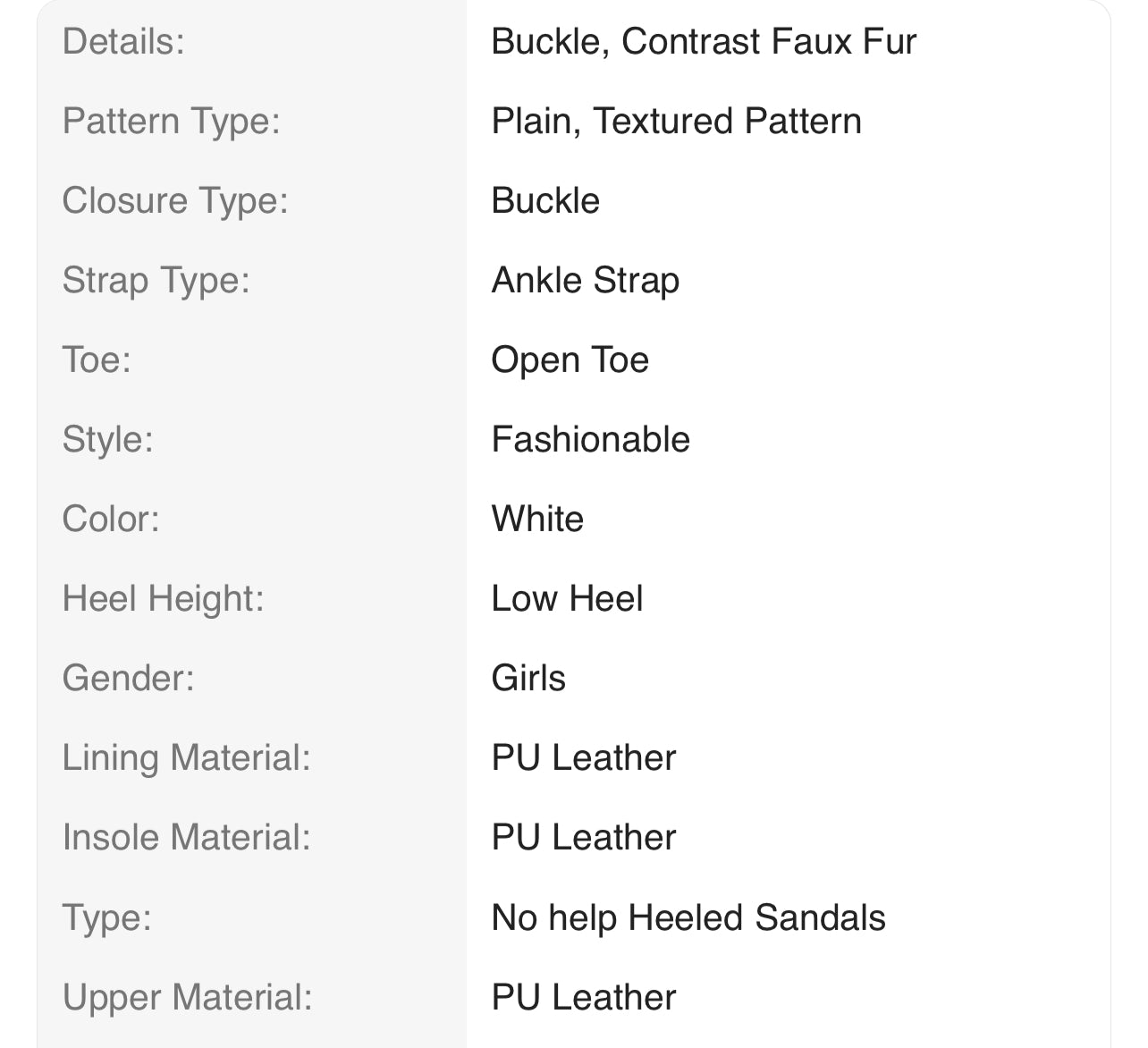 Fashionable Faux Fur Luxurious High Heel Sandals For Girls