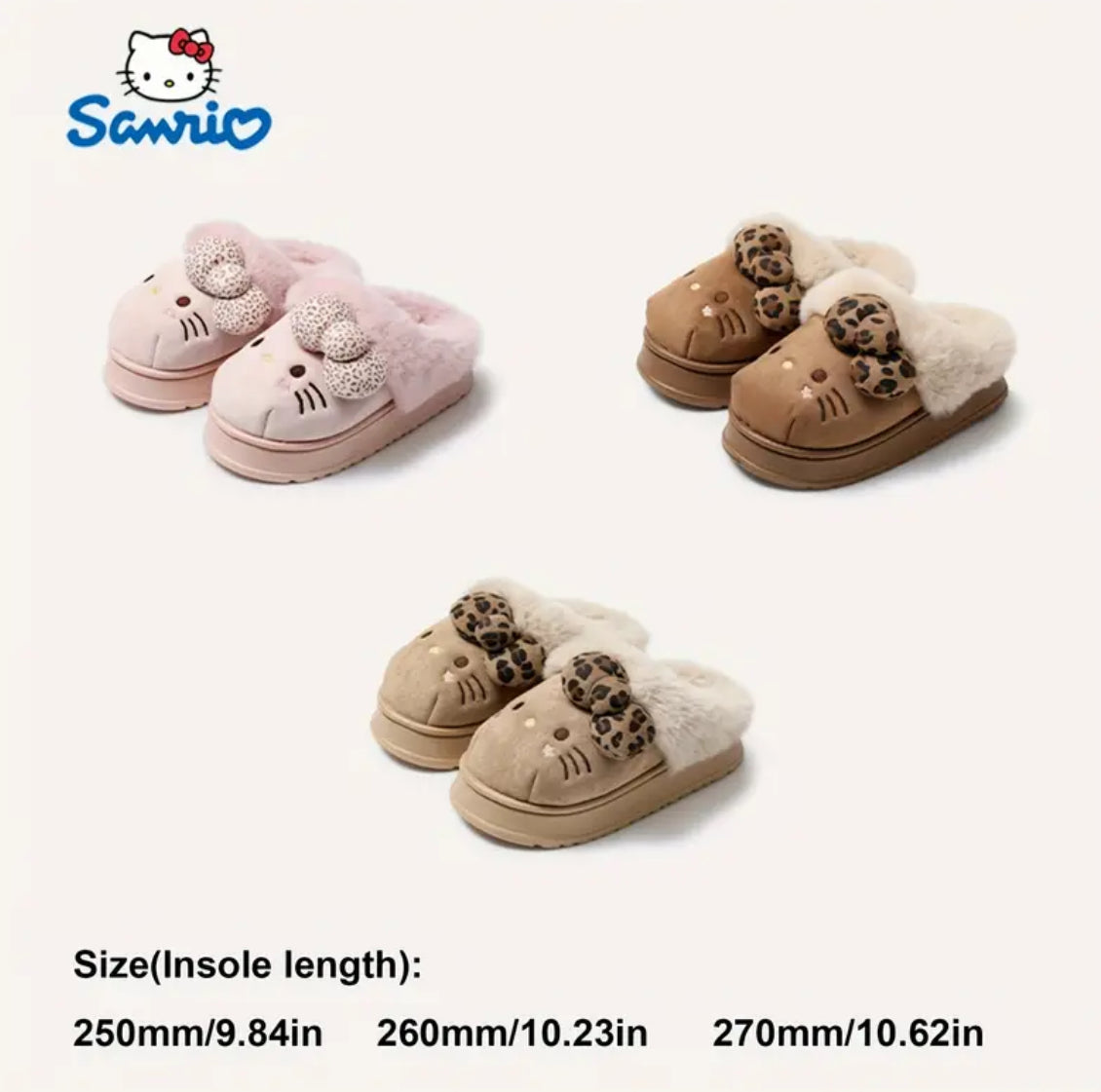 Women’s Hello Kitty Plush Slippers