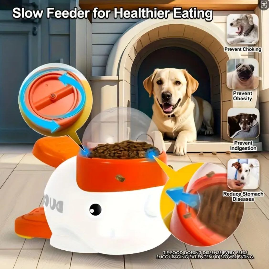 Interactive Pet Food Feeder
