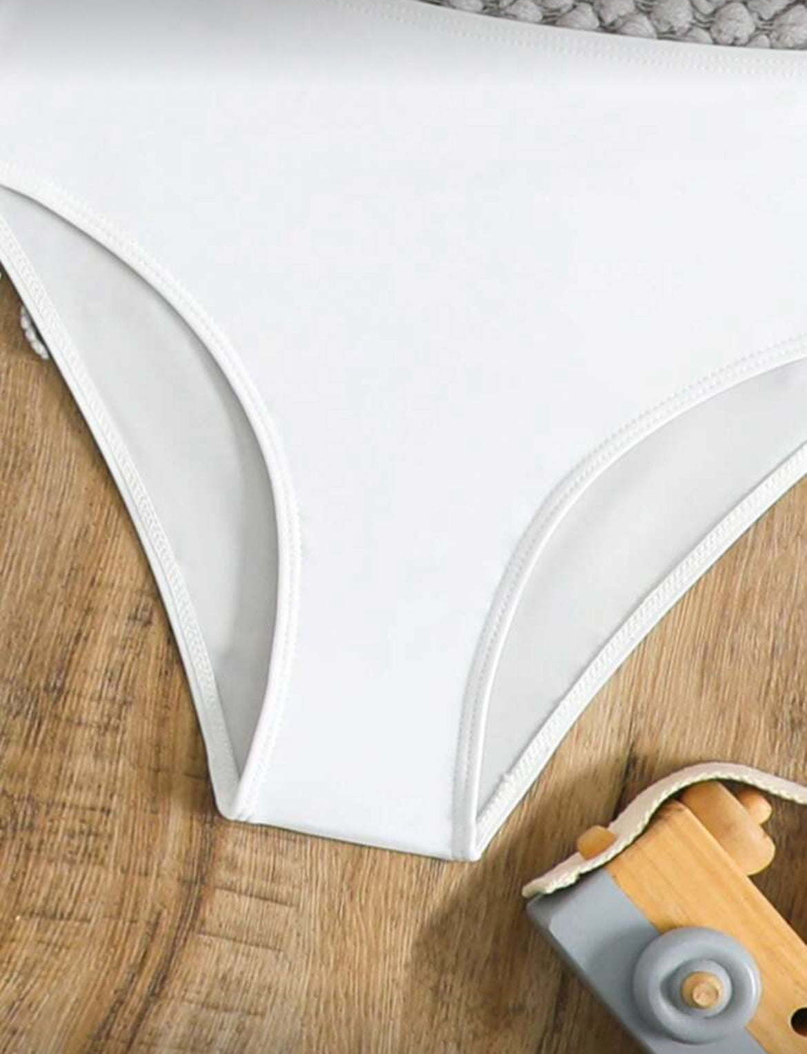 4pcs Tween Girl Beach Bikini Set With Flared Sleeve Cover Up Top & Cover Up Pants Set 