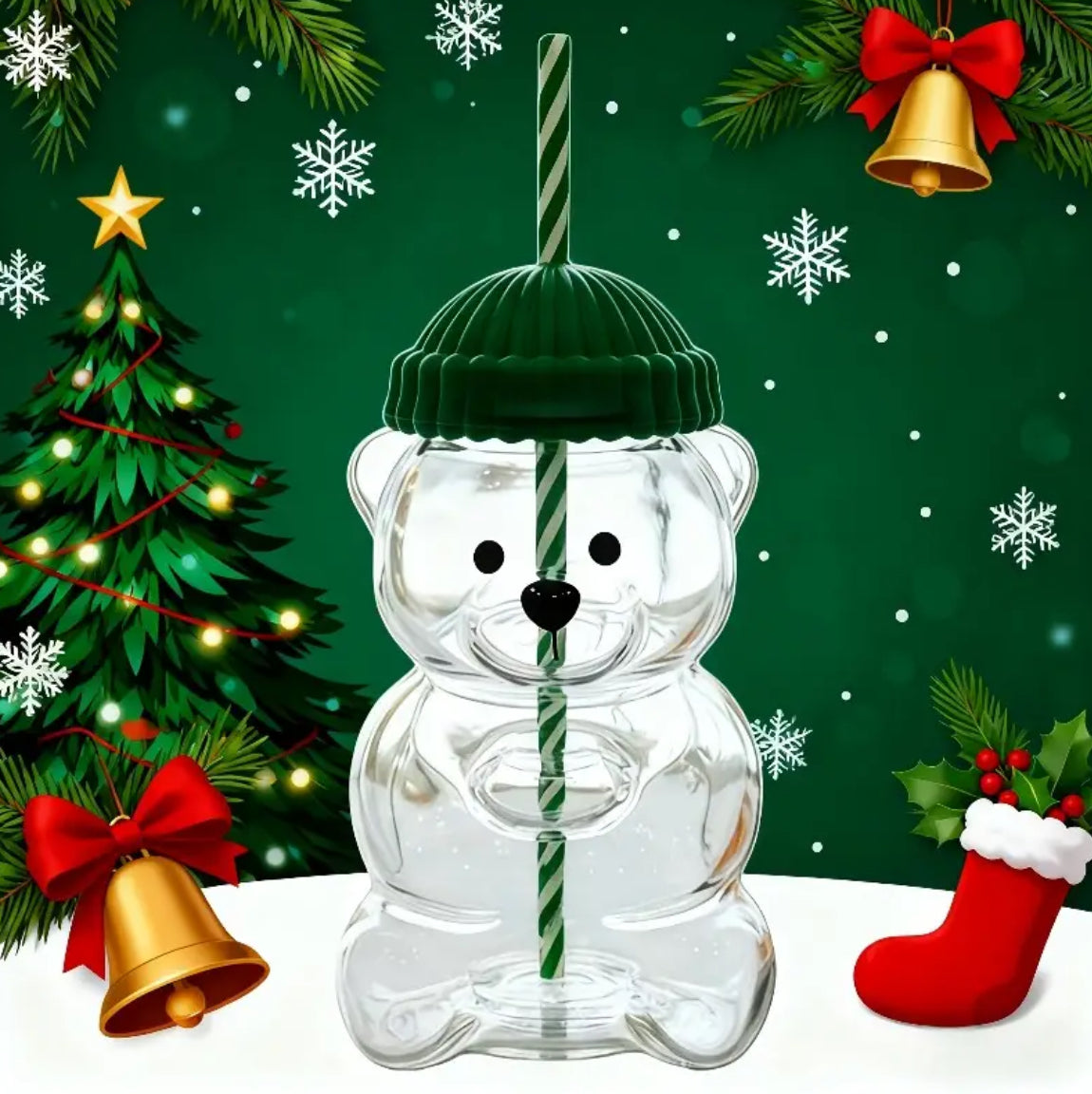 Starbucks Coffee Bear Cup | 20oz Cute Bear Straw Cup - Glass or Plastic!

 