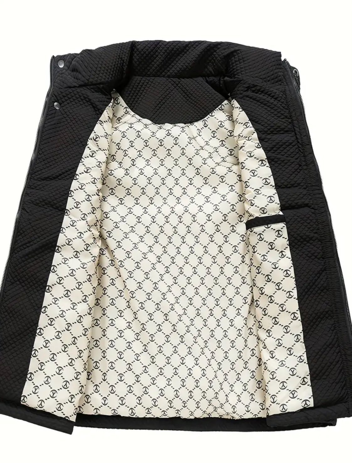 “Gio” Mens Big & Tall Winter Oversized Sleeveless Vest