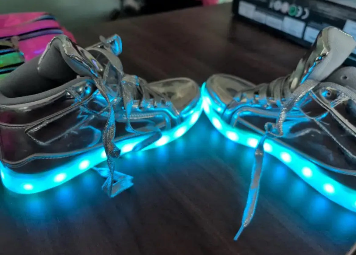 Unisex “Luminated” Light-Up High Top Sneakers