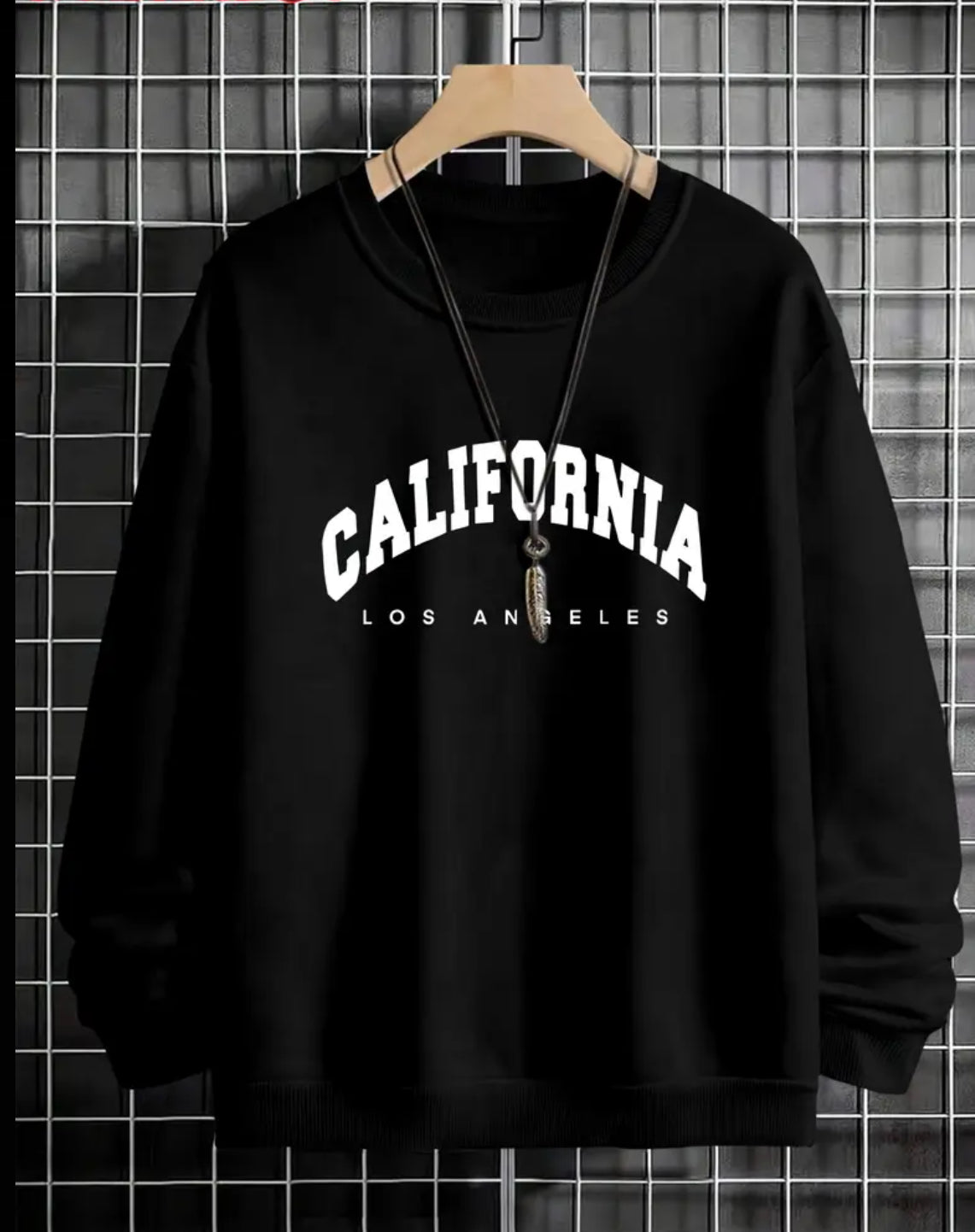 Boys “California Los Angeles” Round Neck- Pullover Sweatshirt