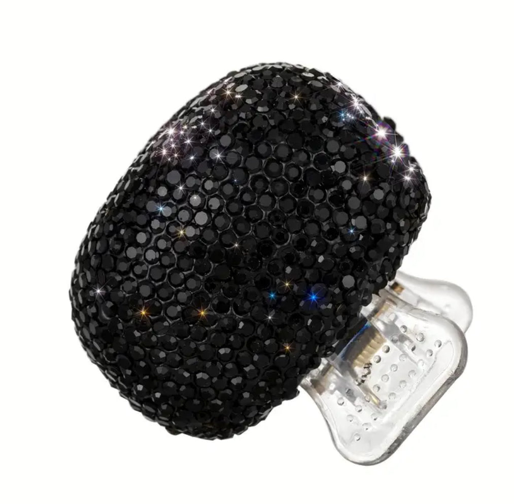 Rhinestone Tooth Brush Cover Cap with Snap-Fit Lid