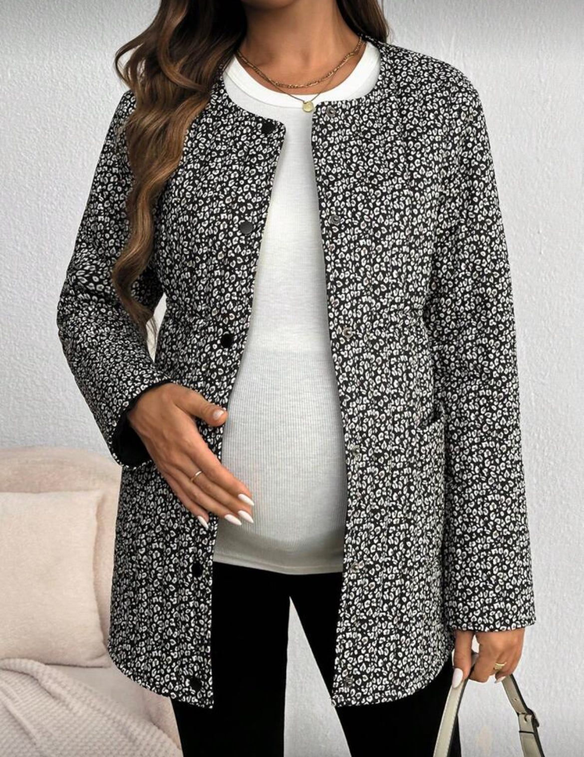 Maternity 3-In-1 Fashionable Winter Coat + Maternity Jacket + Baby Carrier Coat