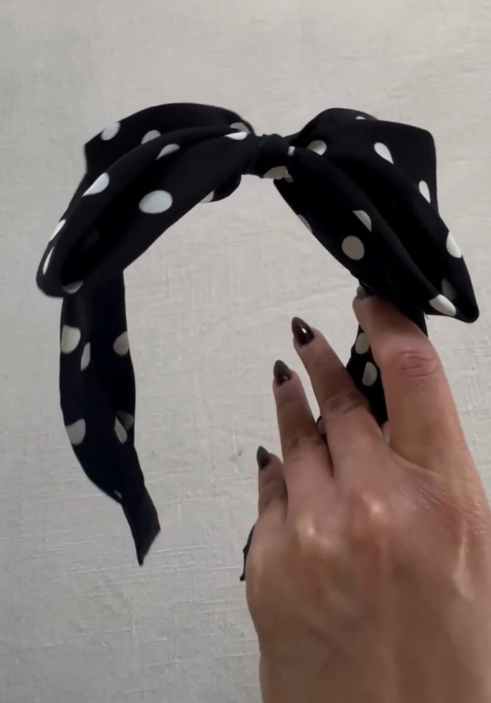 “Hair Bows” Polyester Bowknot Headbands