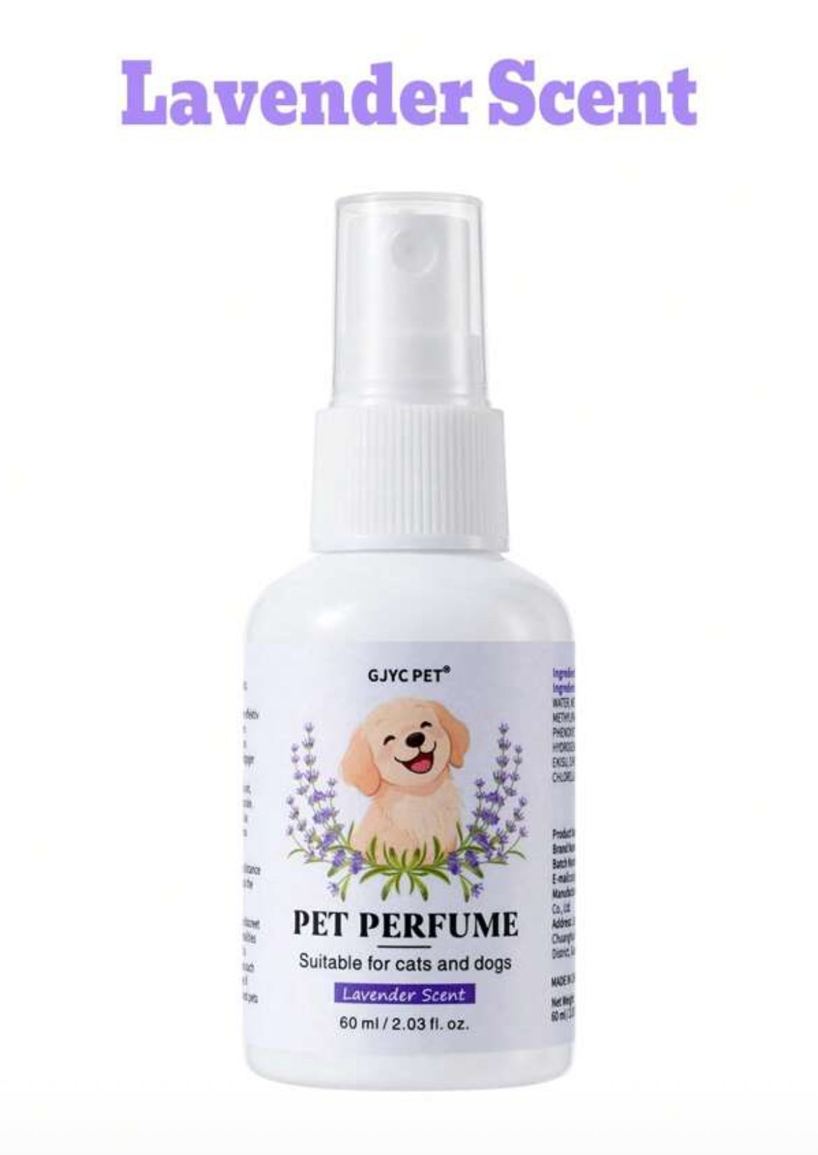 Pet Perfumes - 2.03 Fl.Oz 🐾🪻🥥Choice Of 5 Long-Lasting Scents 🍍🍓 Vet-Approved Formula 