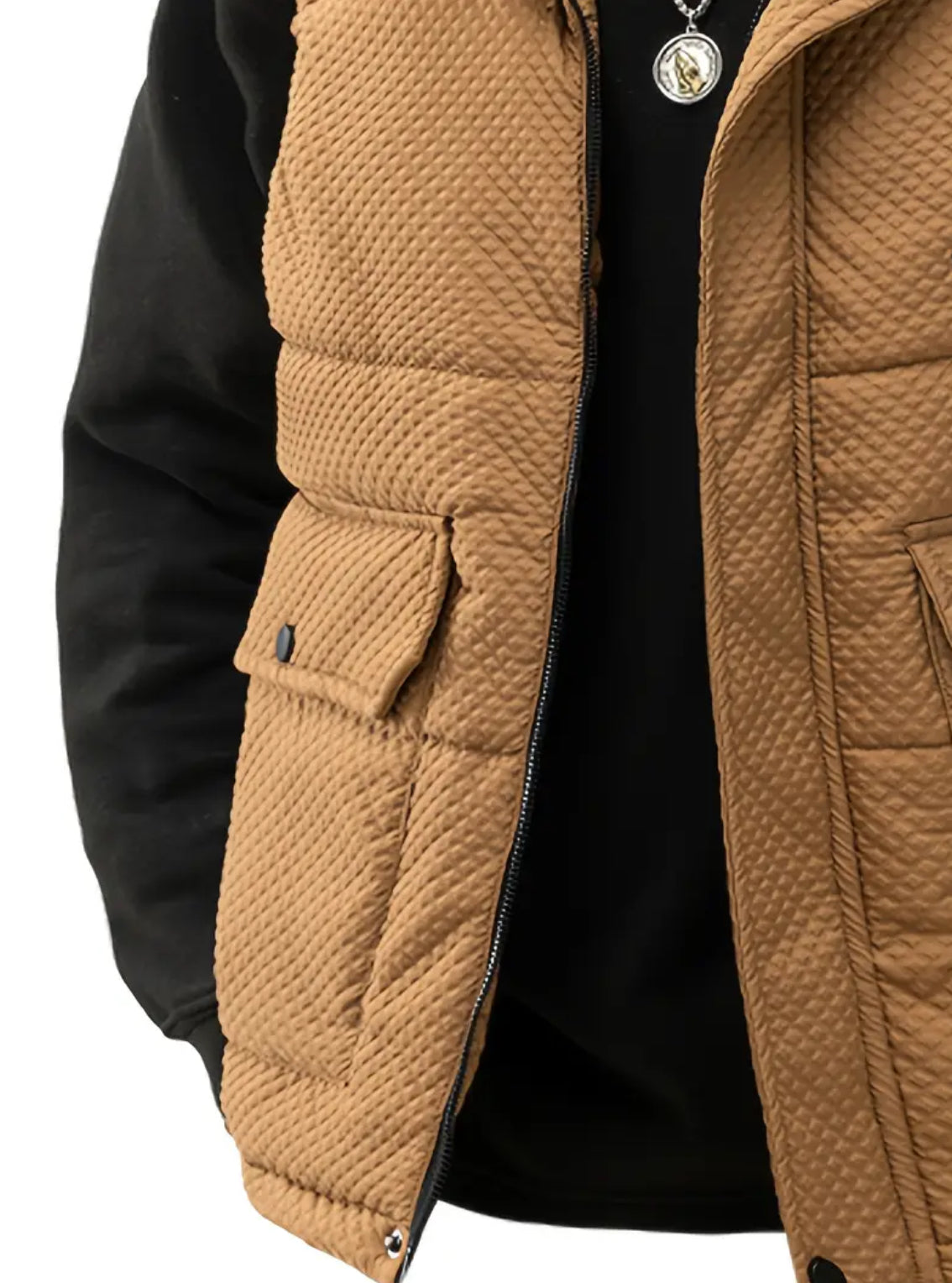 “Gio” Mens Big & Tall Winter Oversized Sleeveless Vest