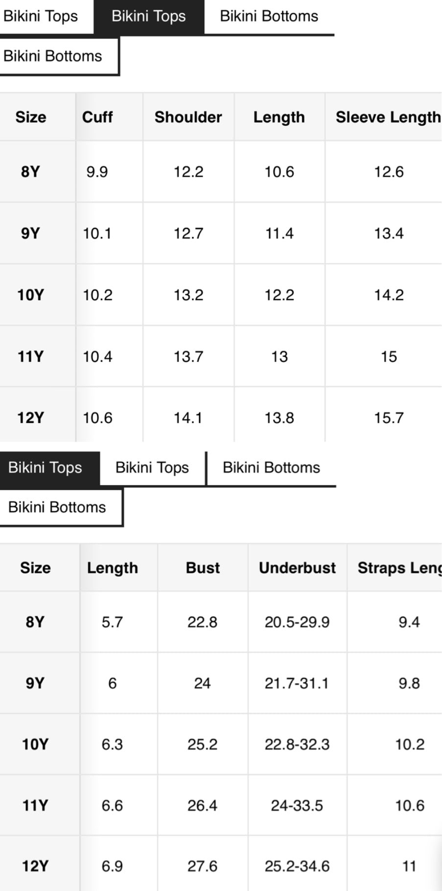 4pcs Tween Girl Beach Bikini Set With Flared Sleeve Cover Up Top & Cover Up Pants Set 