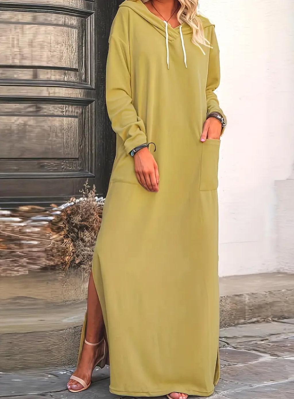 Minimalist Plus Size Dress Hoodie